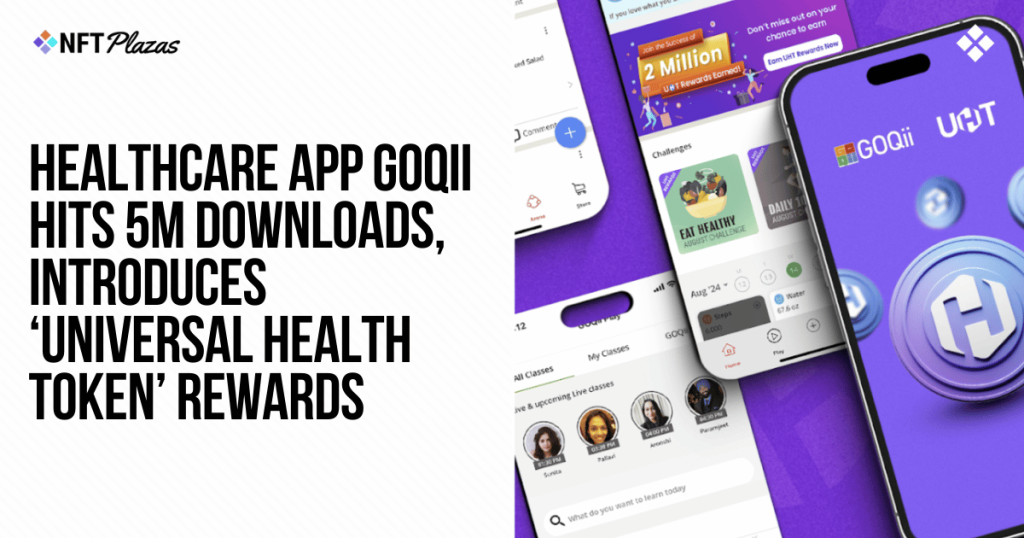 GOQii Hits 5M Downloads, Introduces 'Universal Health Token' Rewards