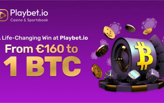 A Life-Changing Win at Playbet.io: From €160 to 1 BTC