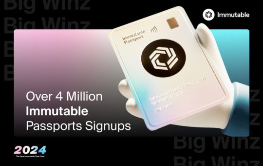 Immutable claims more wins than other Web3 game companies with 250 supported in 2024