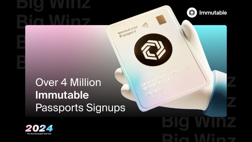 Immutable claims more wins than other Web3 game companies with 250 supported in 2024