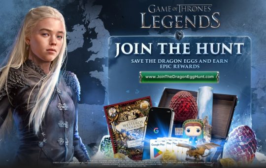 Zynga unveils Game of Thrones: Legends -- The Dragon Egg Hunt, powered by Google Maps