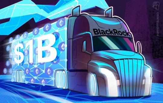 Ethereum eyes 65% gains from 'cycle bottom' as BlackRock ETH stash crosses $1B