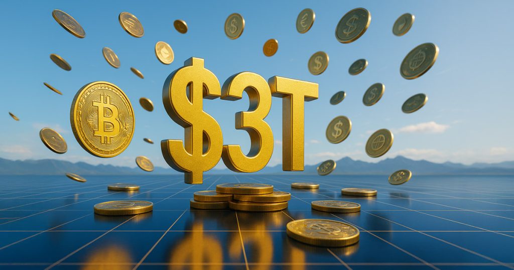 Bitcoin's dominance fuels crypto market climb to $3 trillion