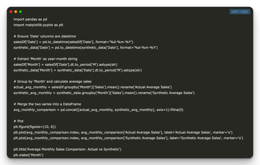 Step-by-Step Guide to Creating Synthetic Data Using the Synthetic Data Vault (SDV)