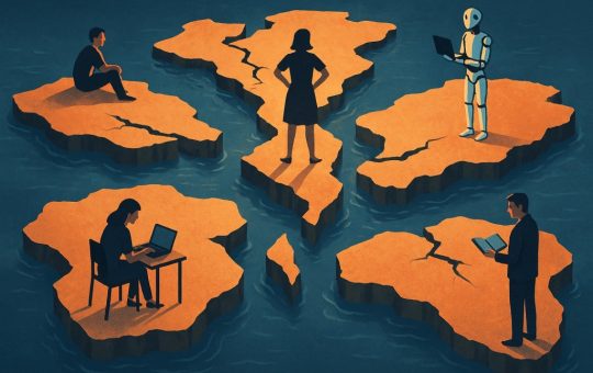 Between utopia and collapse: Navigating AI’s murky middle future