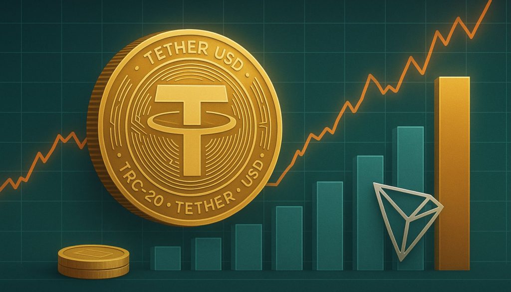 Tron Becomes USDT Powerhouse – 2025 Minting Already 38% Above Previous Records