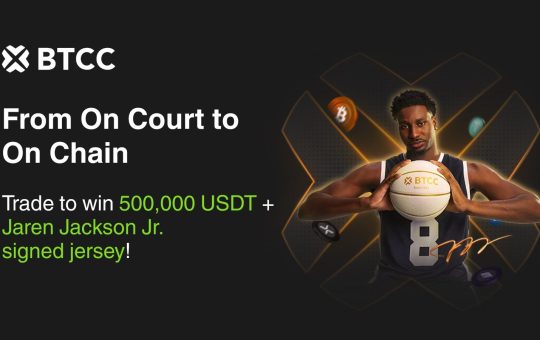 BTCC Teams Up With NBA Superstar Jaren Jackson Jr. for $500,000 Trading Competition