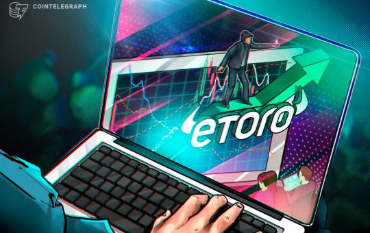eToro Posts 76% YoY Asset Growth, Stock Rises Around 7%