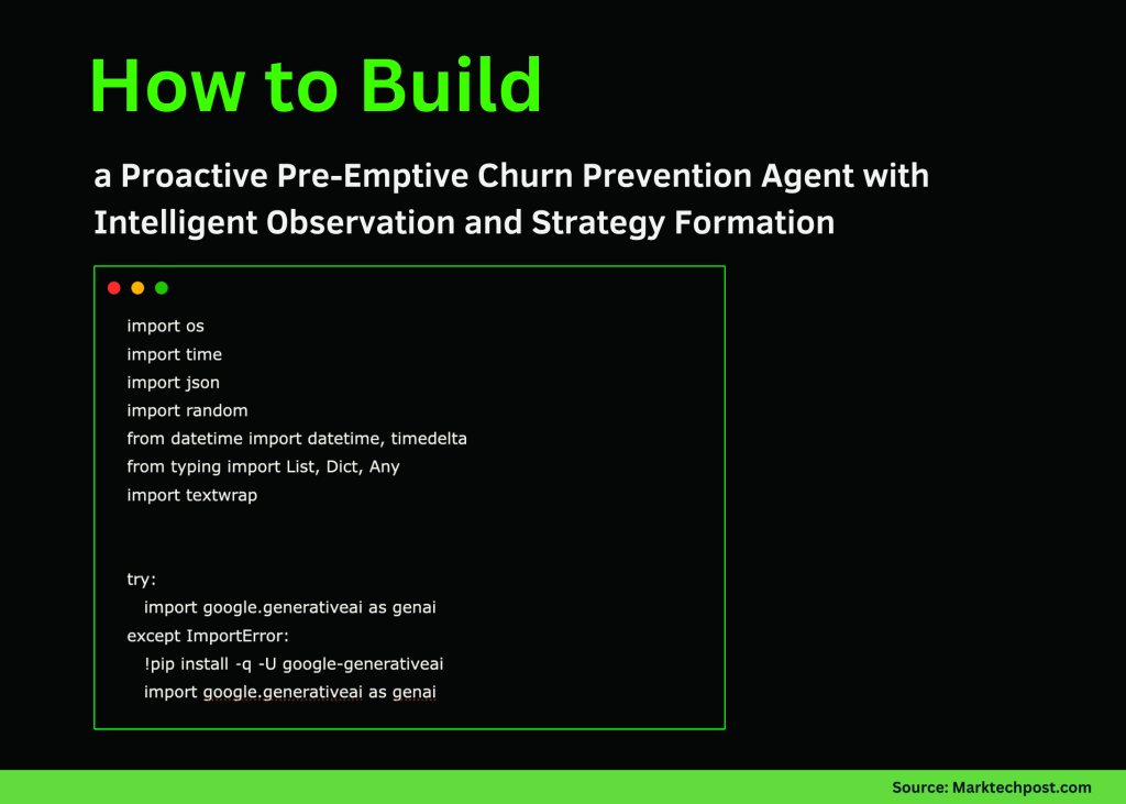 How to Build a Proactive Pre-Emptive Churn Prevention Agent with Intelligent Observation and Strategy Formation