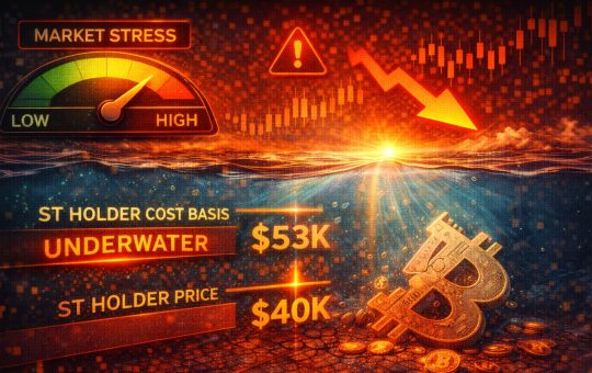 Bitcoin Market Stress Isn’t Over: Short-Term Holders Remain Underwater