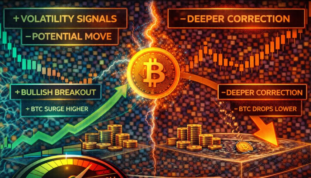 Bitcoin Volatility Signals Potential Move: Bullish Breakout Or A Deeper Correction?