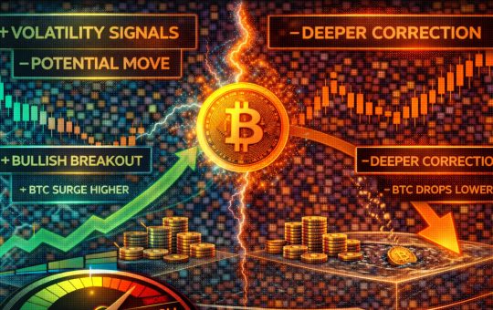 Bitcoin Volatility Signals Potential Move: Bullish Breakout Or A Deeper Correction?