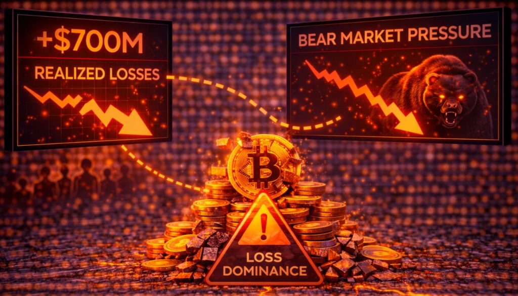 Bitcoin Realized Losses Dominate – Bear Market Pressure Intensifies