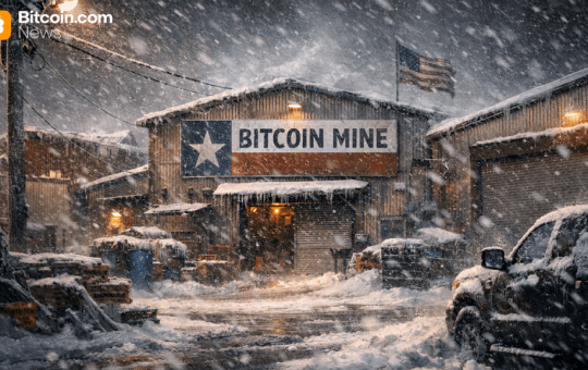 US Winter Storm Weighs on Bitcoin Mining Network, Cryptoquant Finds