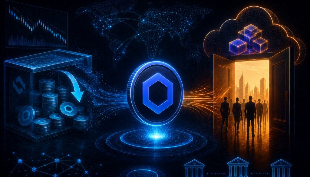 Chainlink Exchange Supply Is Draining While AWS Just Opened The Institutional Door