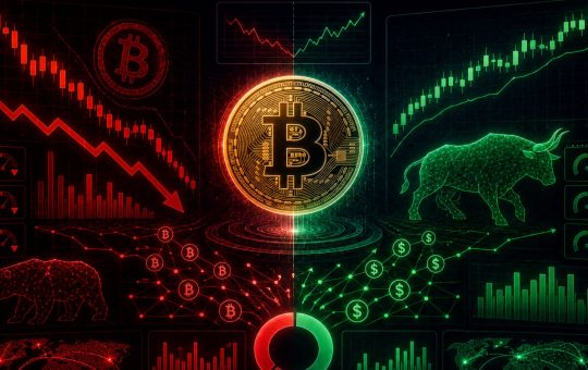 Why Bitcoin Is Struggling While Stocks Keep Rising – Here’s What The Data Reveals