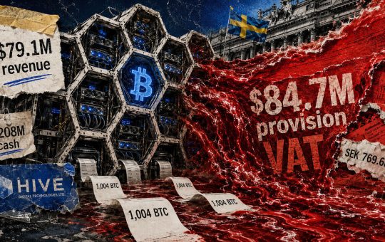 HIVE booked $84.7M, exceeding revenue