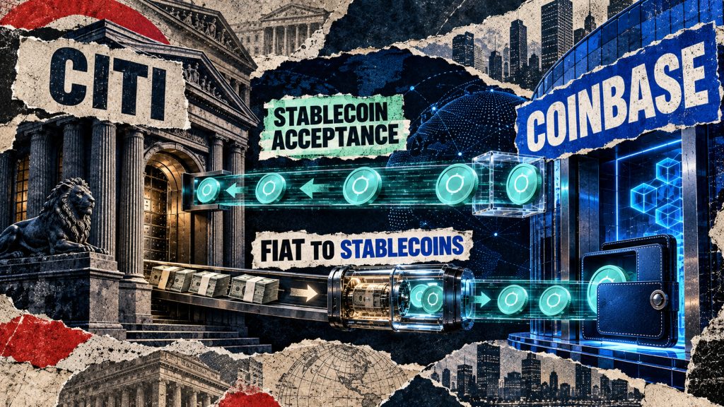 Coinbase powers Citi's new stablecoin rails, and corporate banking faces a major shift