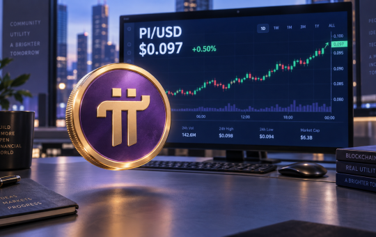 Pi Network extends recovery above $0.097 as ecosystem utility grows