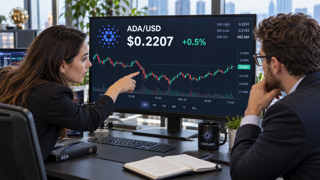 Cardano holds above $0.22 as falling OI signals risk of further losses