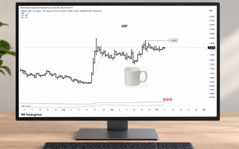 Peter Brandt Hints at Bullish XRP Pattern With a Coffee Cup Chart
