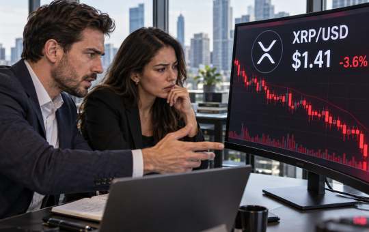 XRP extends losses as negative funding and rising yields weigh on sentiment